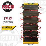 ESCO | Cribbing Block System 100 Ton Capacity - 24 Blocks - 65" Max Height (12532)