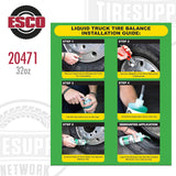 ESCO | Liquid Truck Tire Balancer - 12 Pack (20471)