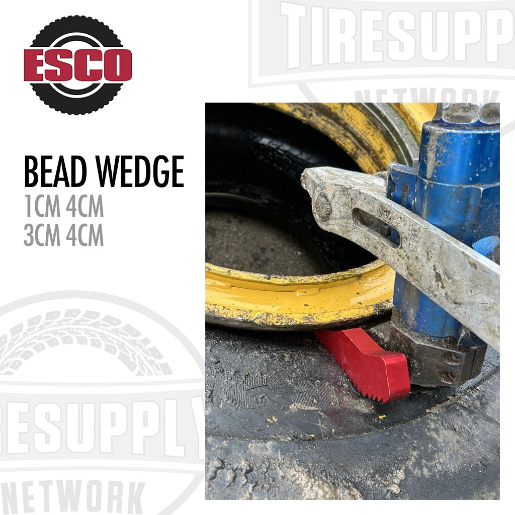 ESCO 20436 1 CM 4 CM. ESCO 20437 3CM 4CM. Red Bead Wedge