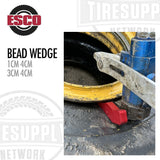 ESCO 20436 1 CM 4 CM. ESCO 20437 3CM 4CM. Red Bead Wedge
