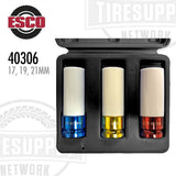 ESCO 40306 | 1/2" Drive 3 Piece Impact Socket Set - Extra Deep Wheel Protector