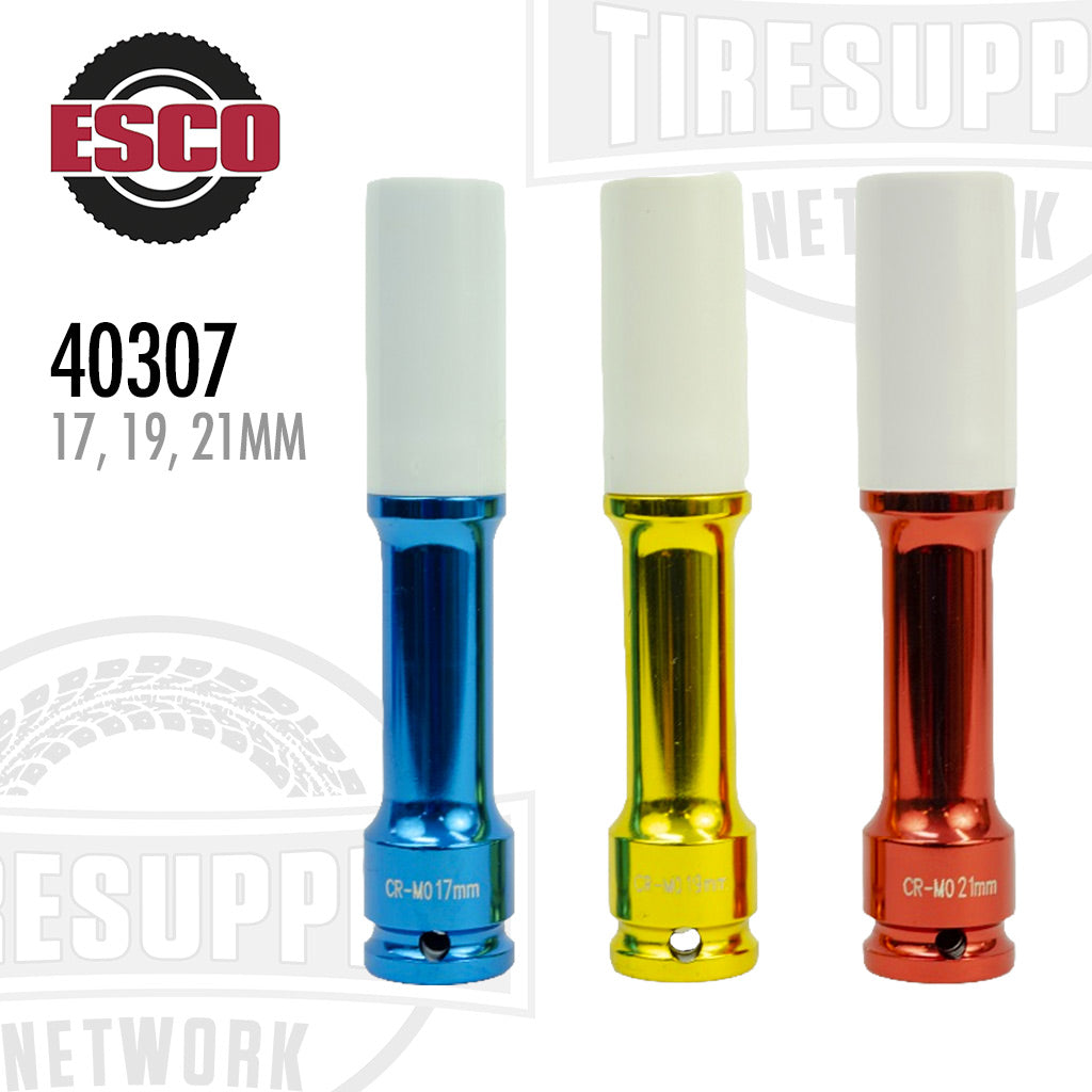 ESCO 40307 | 1/2" Drive 3 Piece Impact Socket Set - Extra Long Thin Wall Deep