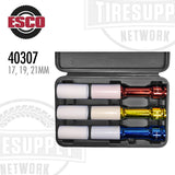 ESCO 40307 | 1/2" Drive 3 Piece Impact Socket Set - Extra Long Thin Wall Deep
