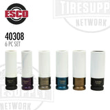 ESCO 40308 | 1/2" Drive 6 Piece Impact Socket Set