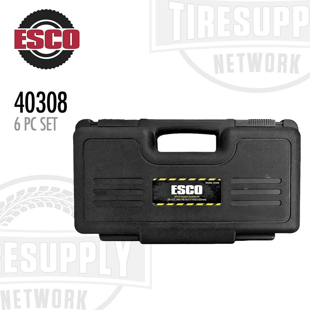 ESCO 40308 | 1/2" Drive 6 Piece Impact Socket Set