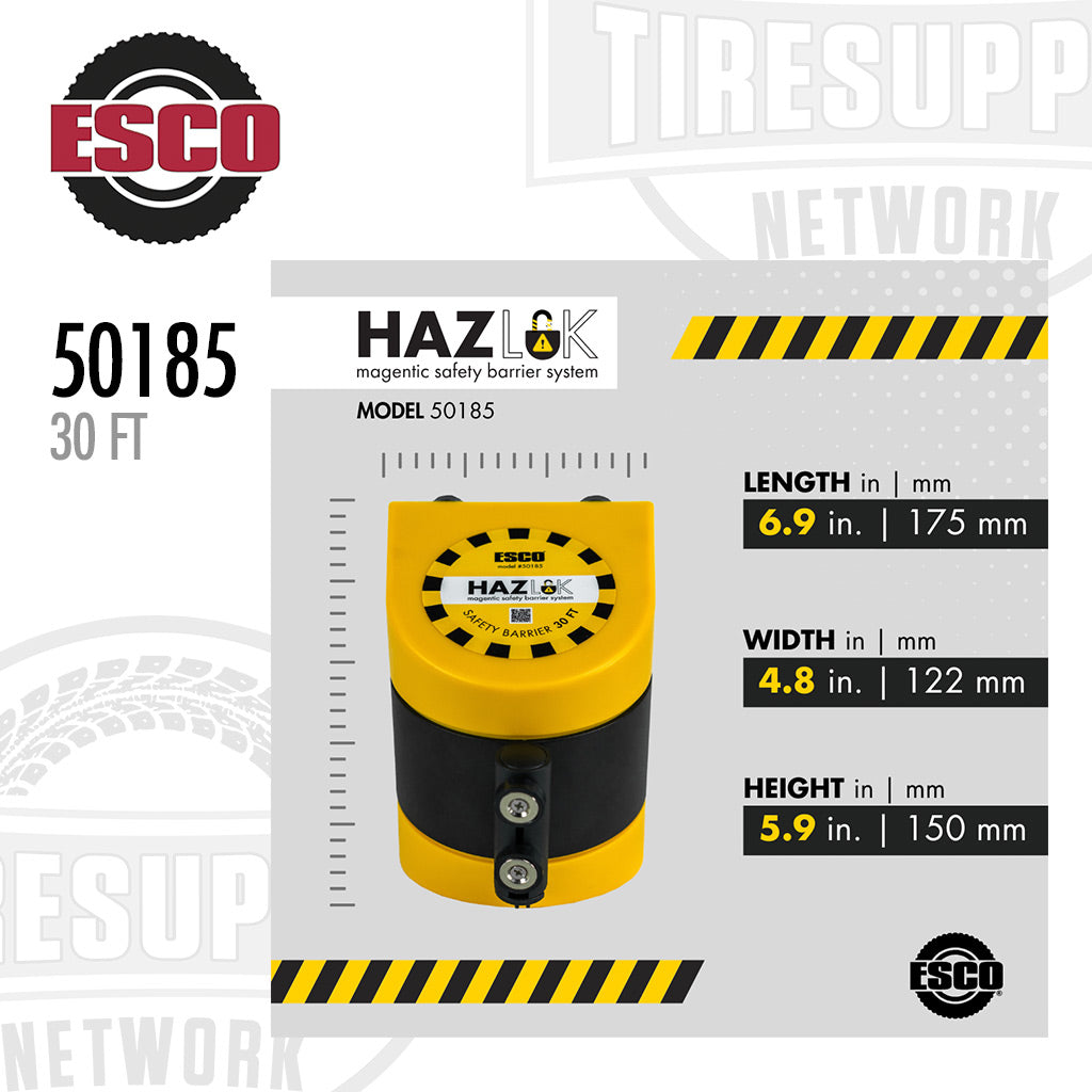 ESCO 50185 | HAZLOK Magnetic Safety Barrier System - 30 ft