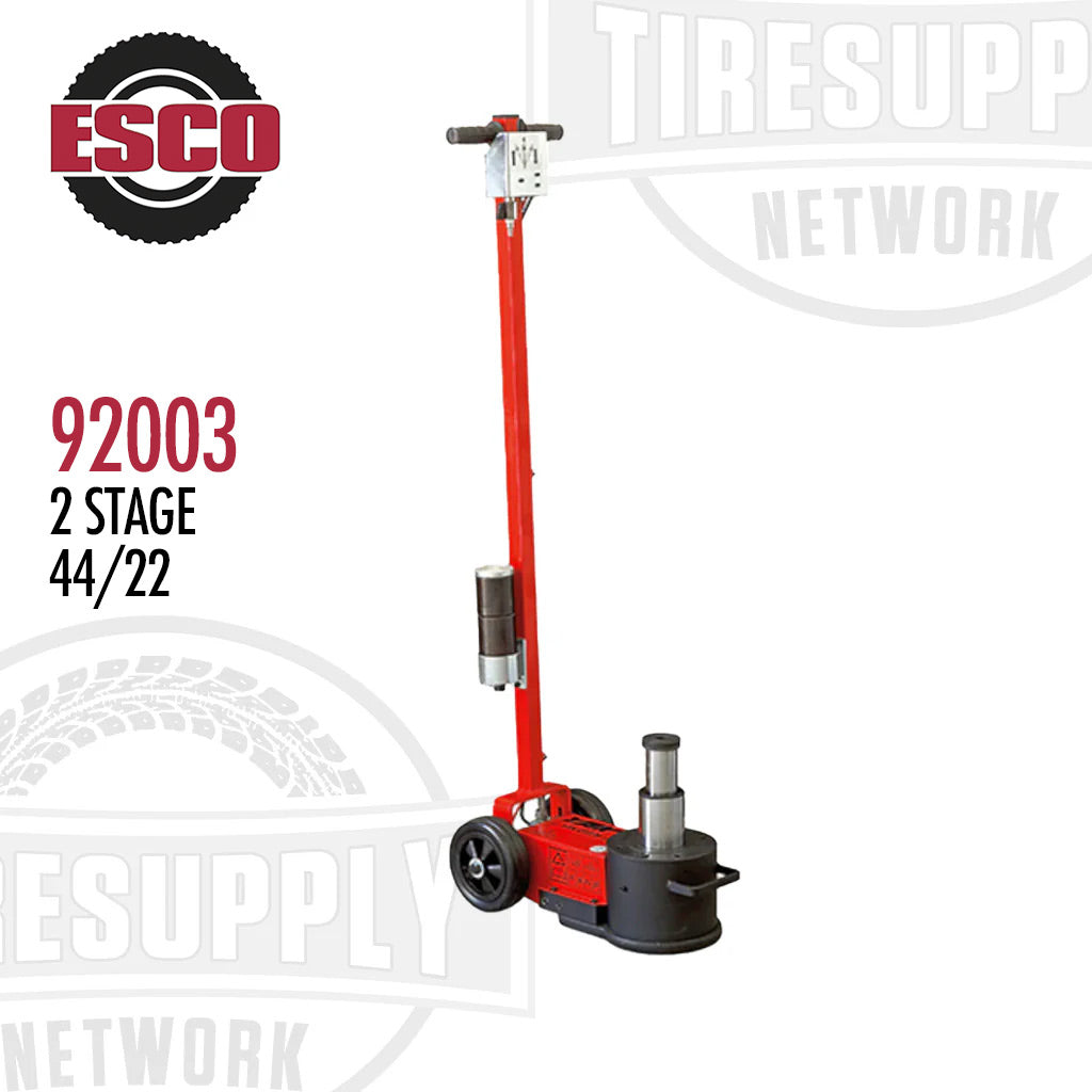 ESCO 92003 | Yak 2-Stage 44/22 Ton Air Hydraulic Heavy Duty Jack