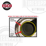 ESCO 40132 | Wheel Tite Sleeve Nut 39.5mm