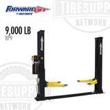 Forward Lift BP9 | 2-Post Lift 9,000-lb Capacity - Low-Ceiling - Symmetric Arms & Columns - Black