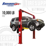 Forward Lift I10 | 2-Post Lift 10,000-lb Capacity - Symmetric Columns 3-Stage Spot-Rite Front Arms - Choose Color