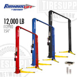 Forward Lift I12PRO | 2-Post Lift 12,000-lb Capacity - 154" Symmetric Columns 3-Stage Arms - Choose Color