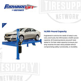 Forward Lift CRA14 | 4-Post 14,000-lb Capacity Alignment Lift - 182.5" Standard Length - Black