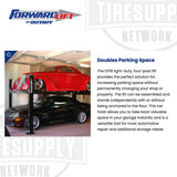 Forward Lift EFP9 | 4-Post Lift 9,000 lb Capacity - Vehicle Storage - 20″ Runways - Black