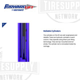 Forward Lift I12PRO | 2-Post Lift 12,000-lb Capacity - 166" Symmetric Columns 3-Stage Arms - Choose Color