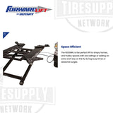 Forward Lift 6000MRL | Scissor Lift 6,000-lb Capacity - Portable Mid-Rise - Black