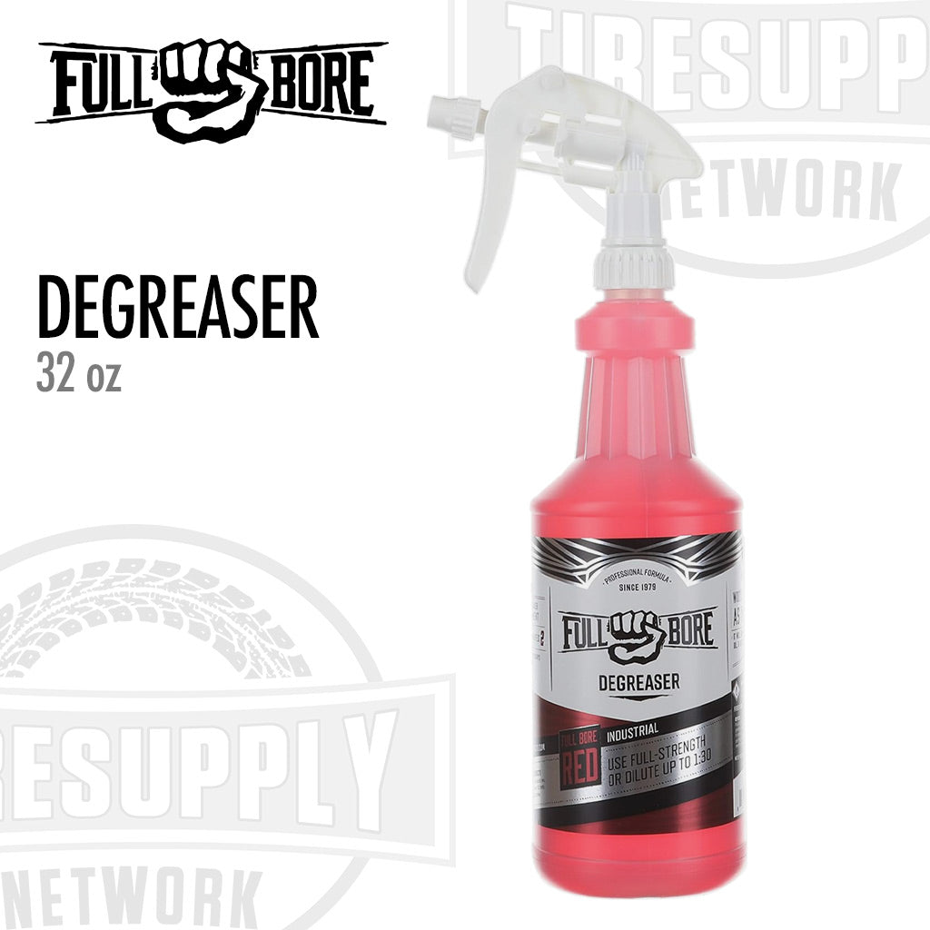 Full Bore | Water-Based Concentrated Industrial Strength Red Degreaser 32 oz. Sprayer Bottle (FBR-32oz)