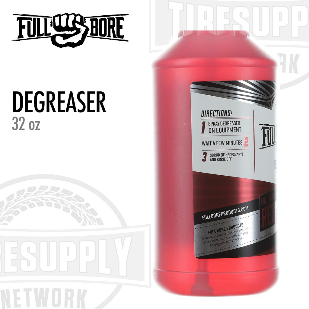 Full Bore | Water-Based Concentrated Industrial Strength Red Degreaser 32 oz. Sprayer Bottle (FBR-32oz)