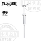 Full Bore | Hand Scrub Reusable Plastic Pump for 1 Gallon Standard / Flat Top Jugs (PP)