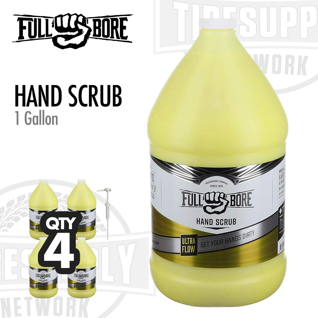 Full Bore | Hand Scrub Ultra Flow 1 Gallon Flat Top Solvent-Free Mechanic Hand Cleaner Soap (TS1GAL-FT)