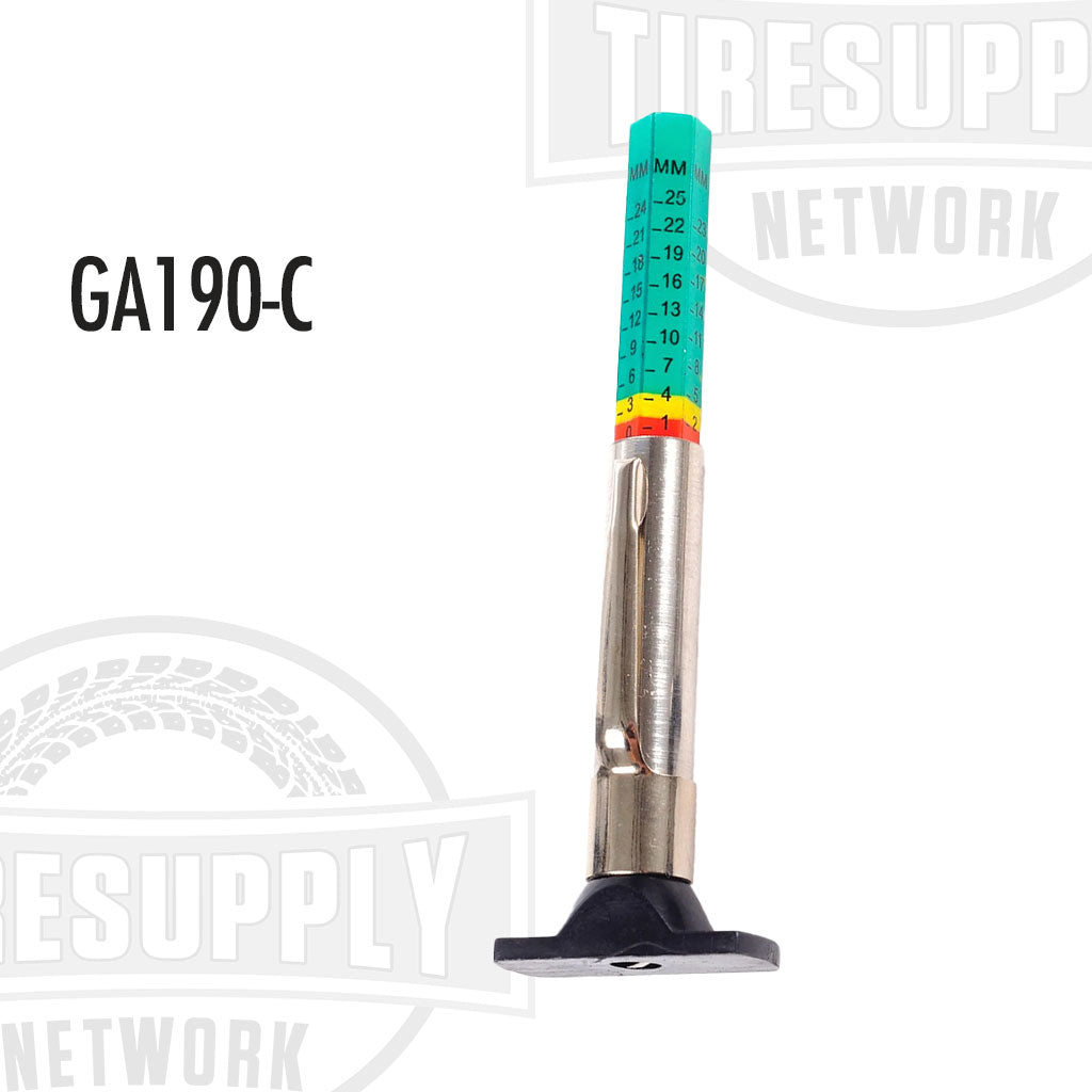 Tread Depth Gauge - Color Coded (GA190-C) - Tire Supply Network