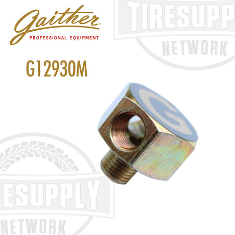 A Gaither G connector replacement part for bead seater tools, displaying the Gaither logo and the part number G12930M.
