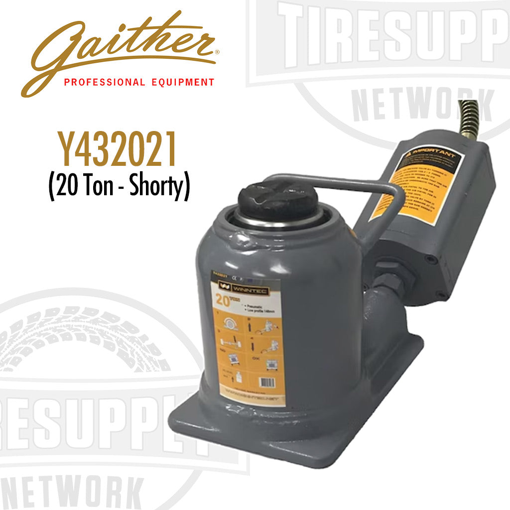 Gaither | 20 Ton Low Profile Air Bottle Jack (Y432021)