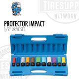 Grey Pneumatic | 1/2" Drive Deep Length Protector Impact Set - Metric (1511TP)