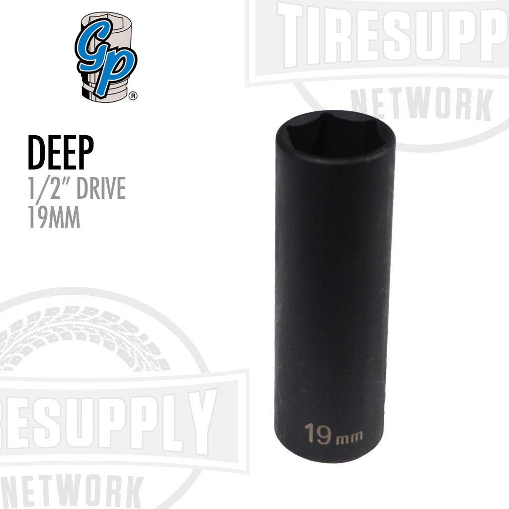 1/2″ Drive x 19mm Impact Socket - Deep Thin Wall (2019MDT)