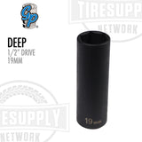 1/2″ Drive x 19mm Impact Socket - Deep Thin Wall (2019MDT)