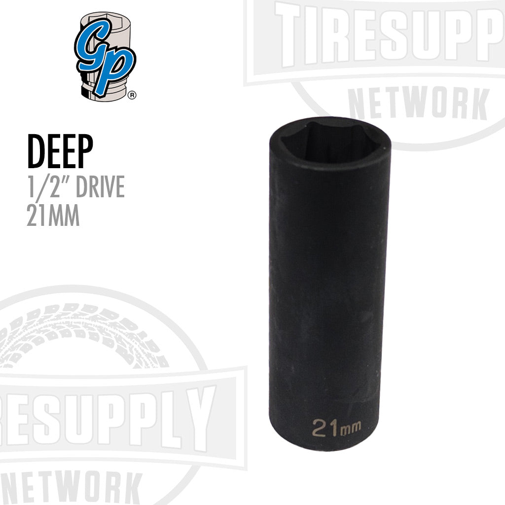 1/2″ Drive x 21mm Impact Socket - Deep (2021MD)