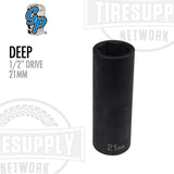 1/2″ Drive x 21mm Impact Socket - Deep (2021MD)