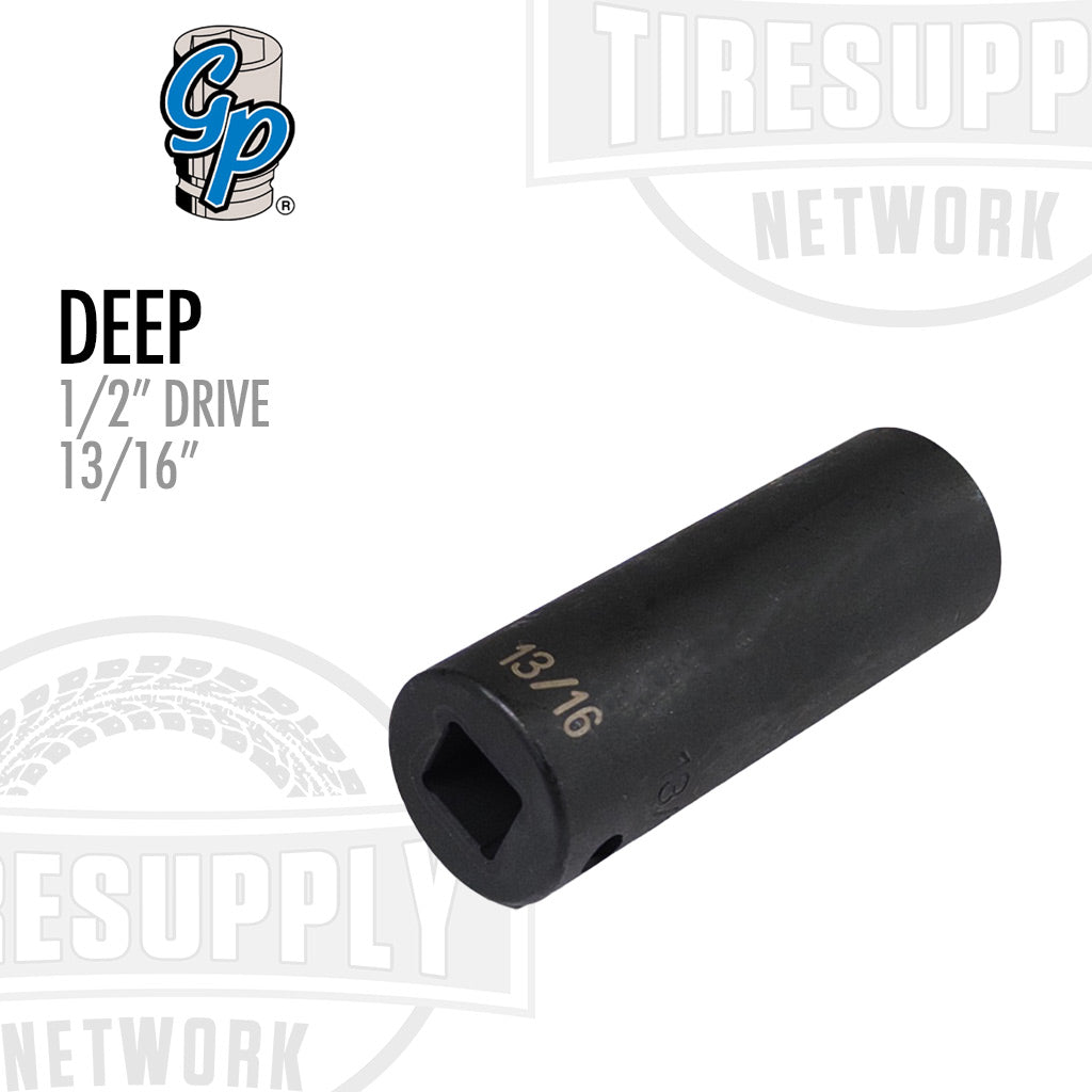 1/2″ Drive x 13/16″ Impact Socket - Deep (2026D)