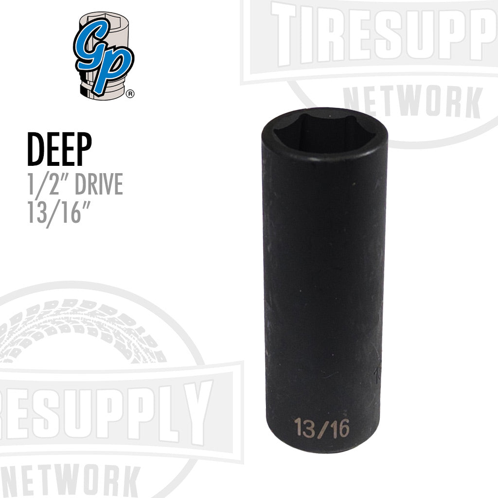 1/2″ Drive x 13/16″ Impact Socket - Deep (2026D)