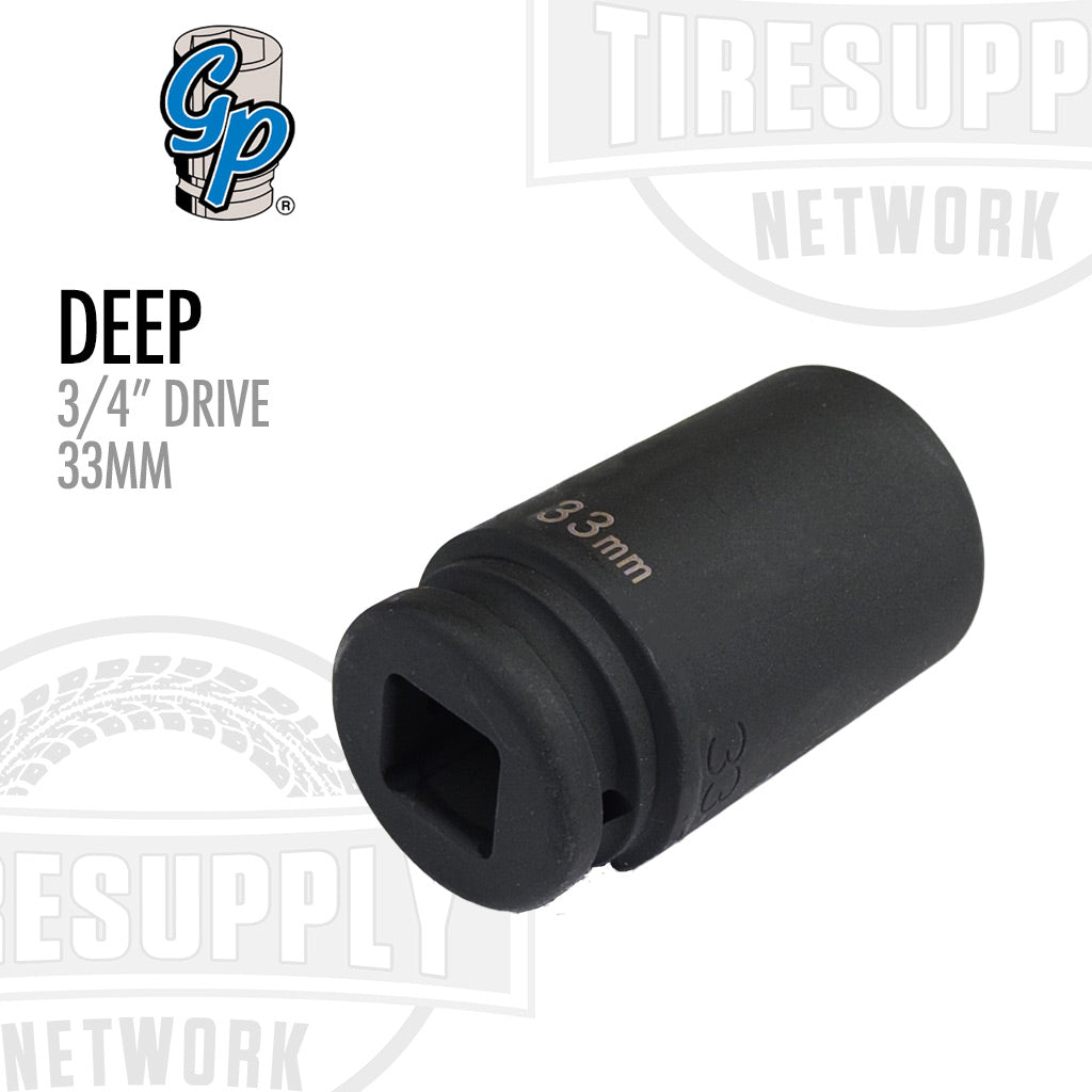 3/4″ Drive x 33mm Impact Socket - Deep (3033MD)