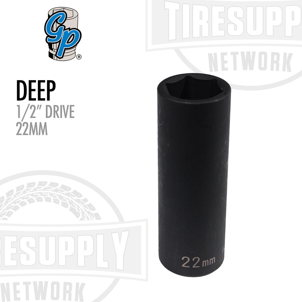 1/2″ Drive x 22mm Impact Socket - Deep (2022MD)