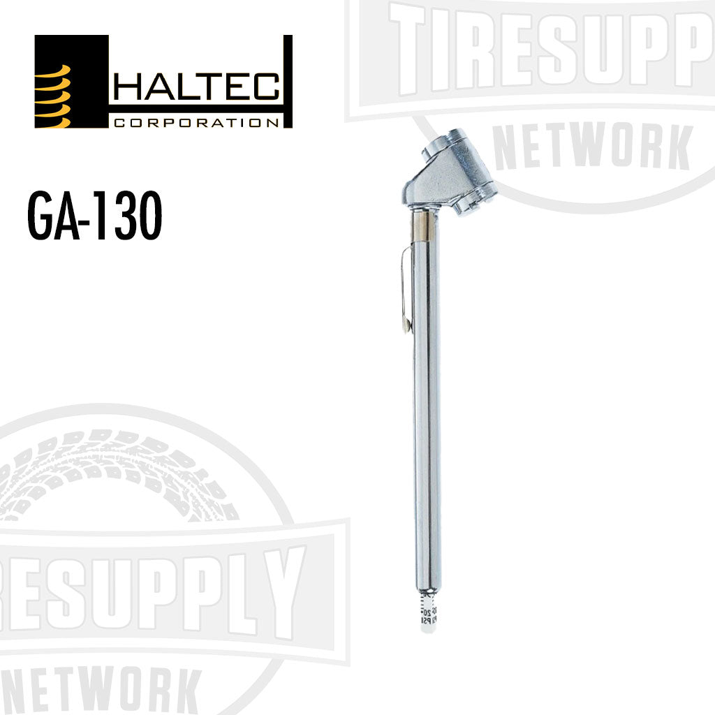 Haltec | Dual Foot Angled Chuck Air Gauge 20-120 psi (GA-130)