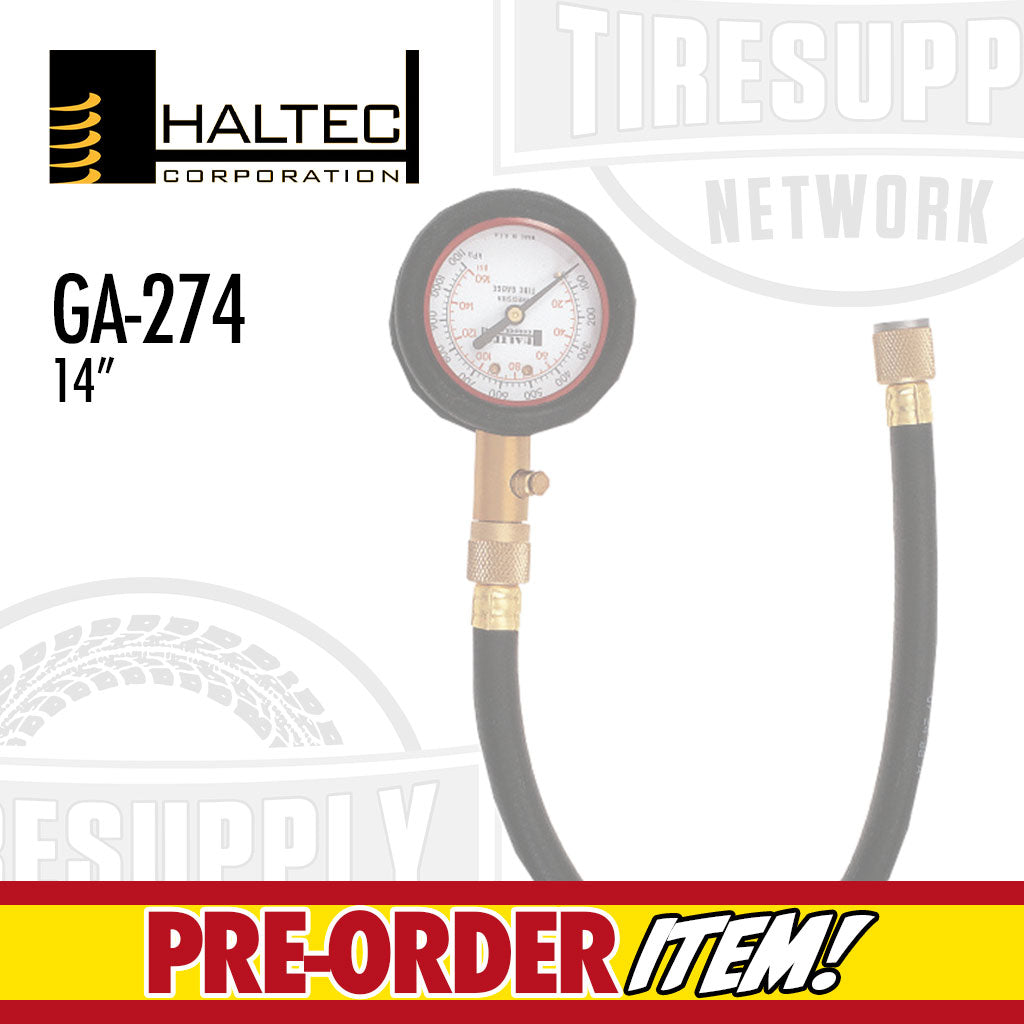 Haltec | Standard &amp; Large Bore 14″ Air Liquid Dial Gauge (GA-274)