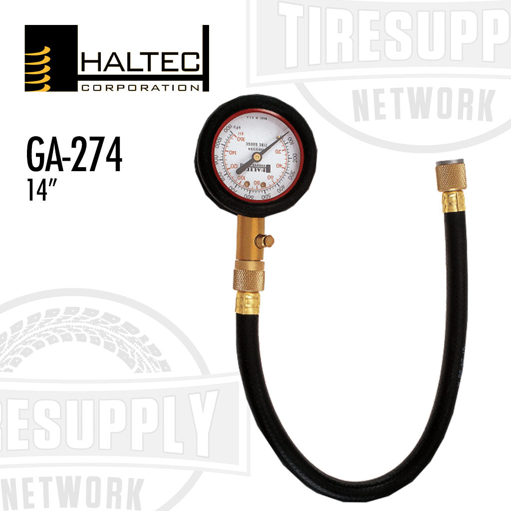 Haltec | Standard &amp; Large Bore 14″ Air Liquid Dial Gauge (GA-274)