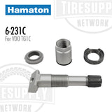 Hamaton 6-231C | TPMS Replacement Clamp-In Valves for VDO TG1C - 10-Pack