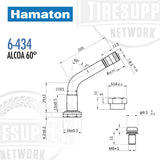 Hamaton | Bend Angle 60° Alcoa TPMS Valve V3-20-7 (6-434)