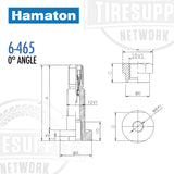 Hamaton | 0° Angle Replacement Truck TPMS Valve (6-465)