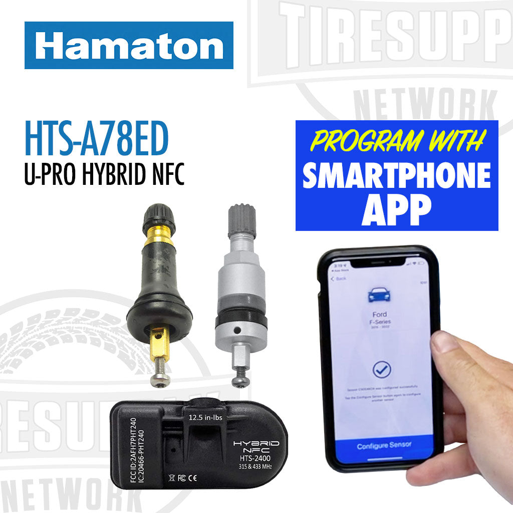 Hamaton | U-Pro Hybrid NFC TPMS Sensor with Dual Valves (HTS-A78ED)