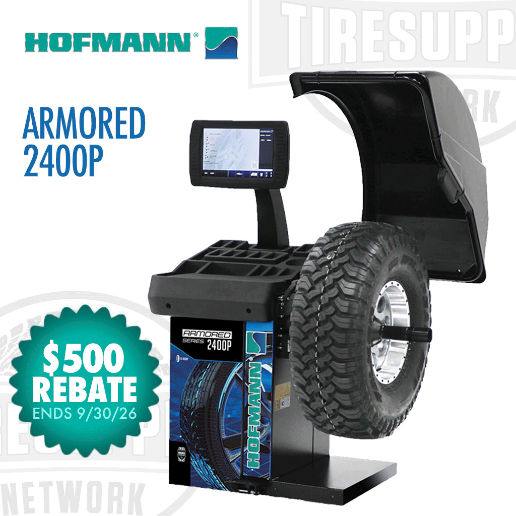 Hofmann Armored 2400P | Wheel Balancer with Touchscreen & Non Contact Data Entry