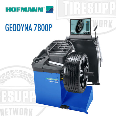Hofmann 7800P Geodyna Wheel Balancer touchscreen monitor non-contact data entry