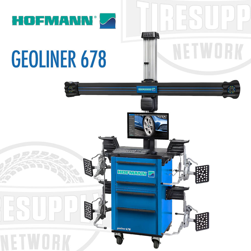 Hofmann | Geoliner 678 Imaging Wheel Alignment System with AC400 Clamps &amp; VIN Code Reader (EEWA715TBV3)