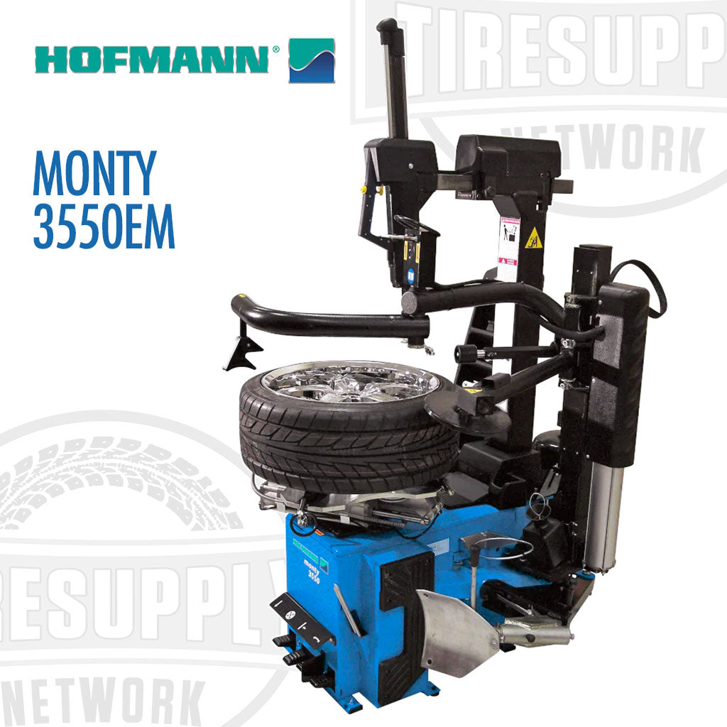 Hofmann | Monty 3550EM Tilt-Tower Tire Changer with EasyMont Pro Bead Assist Helper Arm (M3550EM110B)