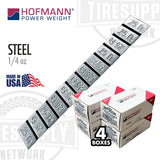 Hofmann | Power Weight Steel 1/4 oz Stick-On Adhesive Tape Wheel Weight (SST300N)