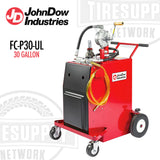 JohnDow Industries | Fuel Chief PRO30 UL Listed Steel Gas Caddy with Manual Pump (FC-P30-UL)