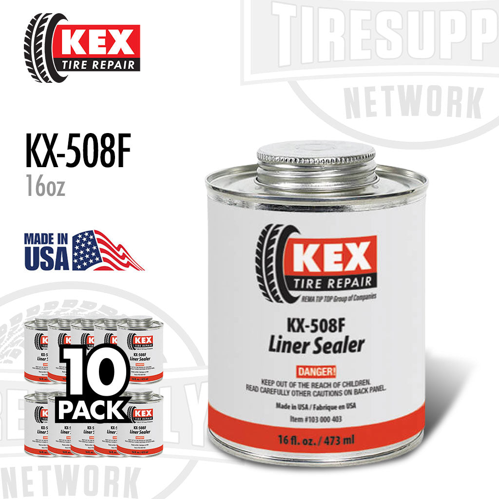 KEX KX-508F | Liner Sealer with Brush Cap - 16 oz Can