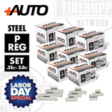 +AUTO PA-PREG* | Coated Steel Clip-On Wheel Weights - P/REG-Style - Choose Size or Bulk Set